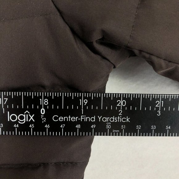 Kenneth Cole Reaction Women's Size Medium Brown Full Zip Down Puffer Jacket - Picture 5 of 10